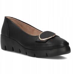 Filippo Női Félcipő Filippo DP6465/24 Fekete Valódi Bőr Tornacipő (DP6465/24.BK)