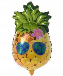  Fólia Léggömb Dekorációs Parti Kellék Ananász Formájú Gyerekeknek Héliummal Fújható