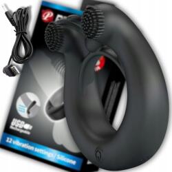 Pretty Love Vibráló Ejakulációs Késleltető Ereszkedőgyűrű pároknak Csiklóhoz (Pierścień erekcyjny WIBRUJĄCY na OPÓŹNIENIE)