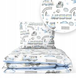 Ankras Ágyneműhuzat 135x100 Gyerek 2EL 100x135 Kiságyhoz (CIUCHCIA P-2 135/100 40/60 NIEB./ NIEBIESKI)