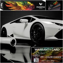 Színes Ppf Fólia Phoenix Protect Autó Színváltó Fólia Fényes Hamuszürke (Folia PPF Gloss Ash Grey 152cmx100cm)