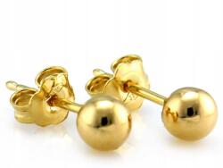 Lovrin Arany fülbevaló 585 14k golyók 6mm fényes súly 1.29g stekkeres ajándékba