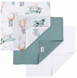 Jukki 3 Darabos Muszlin Pólya Szett 30 x 30 cm 3 db Pólya (5904506823611)