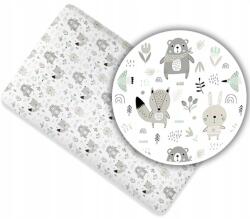 Ankras Pamut Lepedő Kiságyba 160x80 Mintás! (Prześcieradło 160x80 Animals)