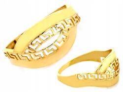 Lovrin Női arany gyűrű 585 14kt görög mintával 1.74g R15 ajándék (Lovrin)