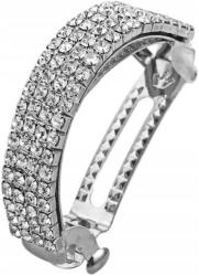  Kristályos, cirkónia köves, ezüst színű díszcsat hajba (5905884017036)