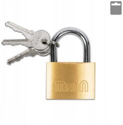 Maan 30 mm-es sárgaréz lakatzár, rápattintható Maan (0295)