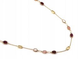 Lovrin Arany divatos nyaklánc 585-ös finomságú achátokkal, súlya 5, 78g, mérete 44, ajándékba (60953713)