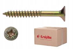 Trojka Edzett Fa Csavarok 4x60 mm, Cinkkel Bevonva, 1 kg (WHD 4 X 60)