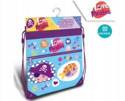 Euroswan Cipőtartó zsák 40/30cm Love Pirates, KL10606 (8435507829021)