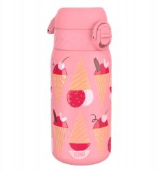 ION8 Acél kulacs kulacs kislányoknak kirándulásokhoz rózsaszín Jégkrém ION8 0, 4 l (I8SS400PPICECR)
