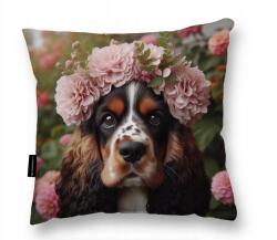 Spániel Kutyapárna 40x40 ideális Ajándék alváshoz puha nagy (Poduszka z psem SPANIEL 40x40)