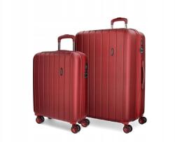 Joumma Bags Movom Wood Red, Luxus Abs utazóbőrönd szett, 65cm/55cm, 5318966 (5318966)
