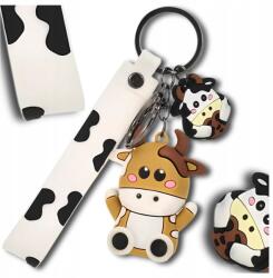 EdiBazzar Tehén kulcstartó Állat kulcsokhoz Táskákhoz övtáskákhoz pénztárcákhoz kézitáskákhoz kulcstartó ajándék (Brelok Do Kluczy z Krówką Plecaka Torby)