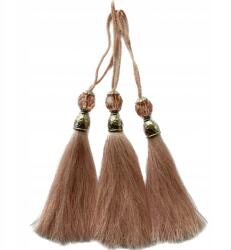 Gipiurowo Ezüst gyöngyökkel díszített fülbevaló, púderrózsaszín, 12 cm (chwost)