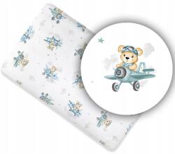 Ankras Pamut Lepedő Pótágyhoz 90x50 Mintás! (PRZEŚCIERADŁO BAW. 90/50 MIŚ W SAMOLOCIE NIEB)