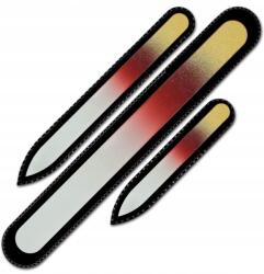  Mont Bleu 3 darabos színes üveg körömreszelő készlet R-BMS02