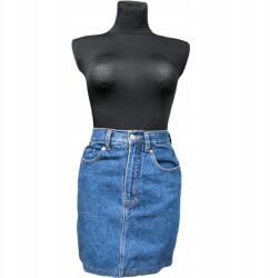 Esprit Midi Szoknya Kényelmes Stílusos Farmer Kék 36-os Méret (UB000267)