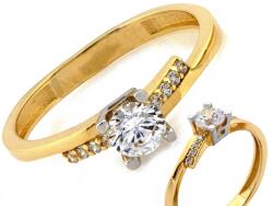 Lovrin Arany gyűrű 585 eljegyzésre, klasszikus, időtálló, klasszikus minta r15 (Lovrin)