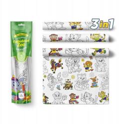  Pexi Festőterítő 3 db Szenzációs állatkert (Fabulous zoo) (KDTC0002)