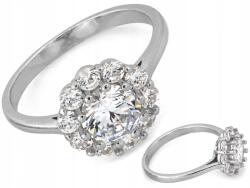 Lovrin Ezüst gyűrű 925-ös finomságú cirkónia kővel, 2.80g súlyú, 17-es méret, látványos foglalat (61263368)