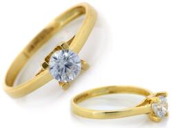 Lovrin Arany gyűrű 585 14kt cirkóniával 1.38g látványos minta eljegyzésre (Lovrin)