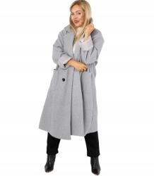 Agrafka Női hosszú laza oversized kabát Cindy unisize (5902601719556)
