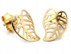 Lovrin Női arany fülbevaló 585 levél mintával 0.84g modern ékszerész termék anyukáknak 14k (62272586)