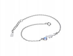 Lovrin Ezüst 925 láncos karkötő macskával, divatos minta, elegáns ajándék (Lovrin 63773)