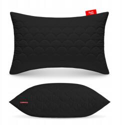 Softimi Antiallergiás Párna 40X60cm Alváshoz, Cipzáros, Stegelt, Fekete, Lengyel (PILLOW-40X60-BLACK)