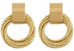 Divatos női fülbevaló karika retro lógó Arany karikák elegáns ajándékba (3051565371538)