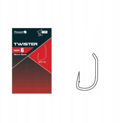 Nash Haki Nash Twister 4-es méret, 10 db-os kiszerelés, T6109 (T6109)