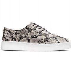 Clarks Félcipők Clarks Hero Brogue kígyómintás ezüst 37, 5 (261493884)