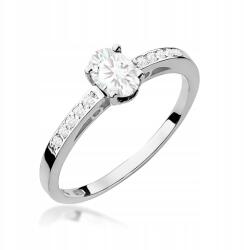 Fugart Arany Gyűrű 585 Eljegyzési Gyémánt Gyűrű 0.45ct Ingyenes Gravírozás r9 (F067-B585-LD0.45)