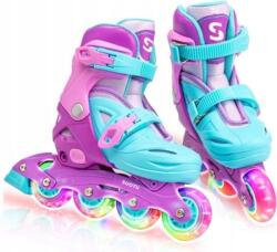 SUOTU Állítható görkorcsolya felnőtteknek, 37-40-es méret - ABEC-7 csapágyak, Led kerekek, Suotu (SUOTU Inline Skates)