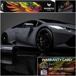 Színes Ppf Fólia Phoenix Protect Színváltó Kovácsolt Karbon Ezüst (Folia PPF Forging Carbon Silver 152cmx1m)