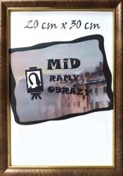 Marek & Darek Kész képkeret, asztalra állítható és falra akasztható, 20x30 cm, "garden" arany (5904996595807)