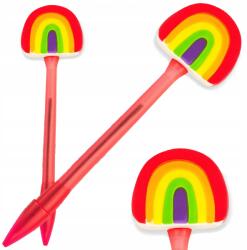 Signature Színes Iskolai Golyóstoll Gyerekeknek Iskolába Fekete Tinta Szivárvány (962679)