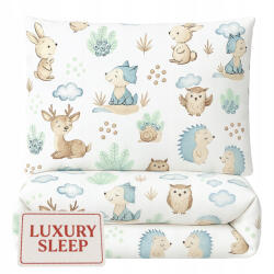 Ágynemű szett kiságyba 90x120 40x60 gyermek baba sündisznó nyúl (PODZ90)