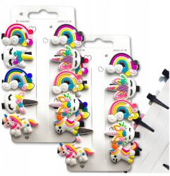  Színes Hajcsat Készlet 20db-os Egyszarvú Gyermek (Kolorowy Zestaw Spinek Wsuwek do włosów 20szt)