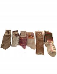 Krebo Női zokni 6 pár Különböző színek Méret 23-24 cm Strapabíró (SC0077)