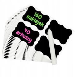 Creative Home Címke matricák fűszerekhez, üvegekhez, befőttes üvegekhez, fiókszervezéshez, 160 db (5060530132706)