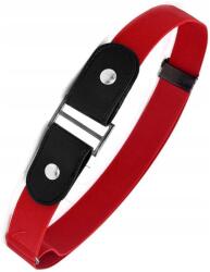 EdiBazzar Női Öv rugalmas gumi, állítható piros öv csat nélkül (5905884014271)