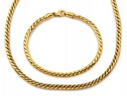 Lovrin Arany ékszerszett 585 14 karátos elegáns nyaklánc és karkötő 14.95g (Lovrin)