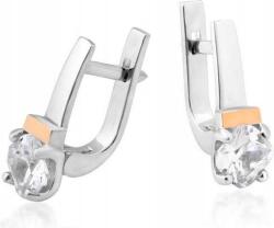 Lovrin 925-ös ezüst fülbevaló Elegáns Aranyozott lemezzel, női, angol kapcsos (60826807)