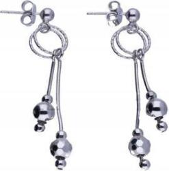 Lovrin Ezüst fülbevaló 925 gömbökkel, láncon, 3, 50g, női ezüst, látványos (Lovrin 48113)