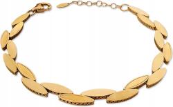 Lovrin Arany karkötő 585, kétoldalas, mandula mintás, ajándékba, 14 karátos