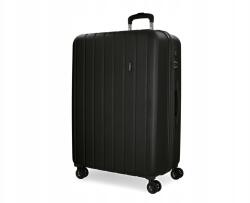 MOVOM Wood Black, Keményfalú utazóbőrönd, 75x52x32cm, 109L, (nagy méret, bővíthető) (5319361)