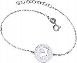 Lovrin Ezüst karkötő 925 áttört rénszarvas 1, 71g modern divatos minta 20cm (Lovrin 49529)