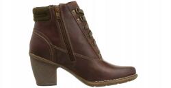 Clarks Carleta Crane női bokacsizma, barna bőr, cipzáros, 37-es méret (261288124)